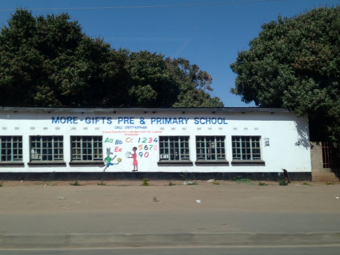 School on the outskirts of Livingstone