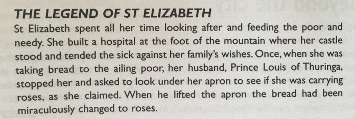 St Elizabeth legend -