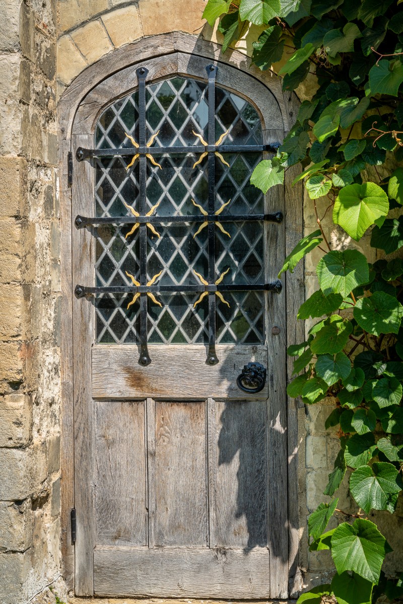 One of the doors of Anglesey Abbey