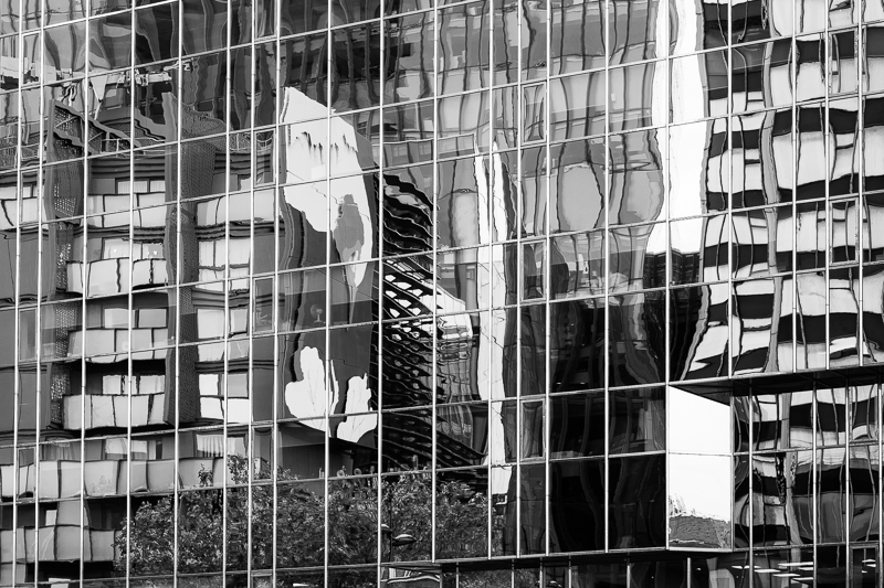 A jumble of reflections