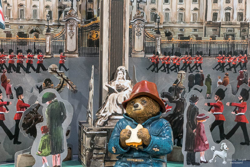 A Paddington Bear display